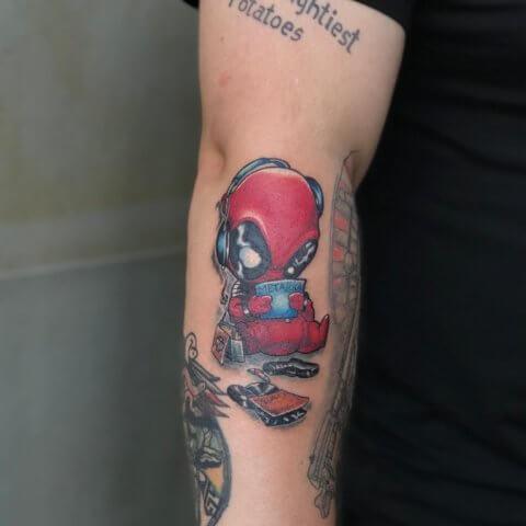 Studio Tatuażu Rzeszów Tatuaż deadpool