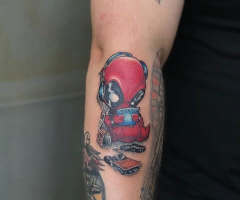 Studio Tatuażu Rzeszów Tatuaż deadpool